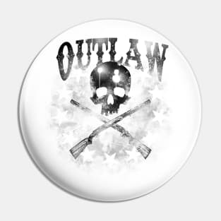 American outlaw Pin