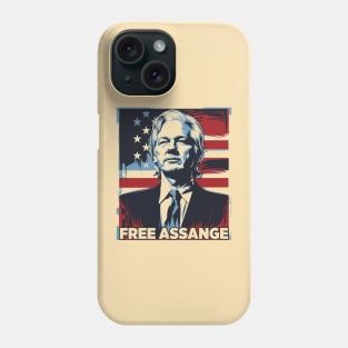 Free Assange Phone Case