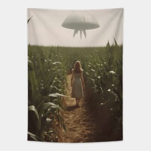 Cornfield Encounter Tapestry