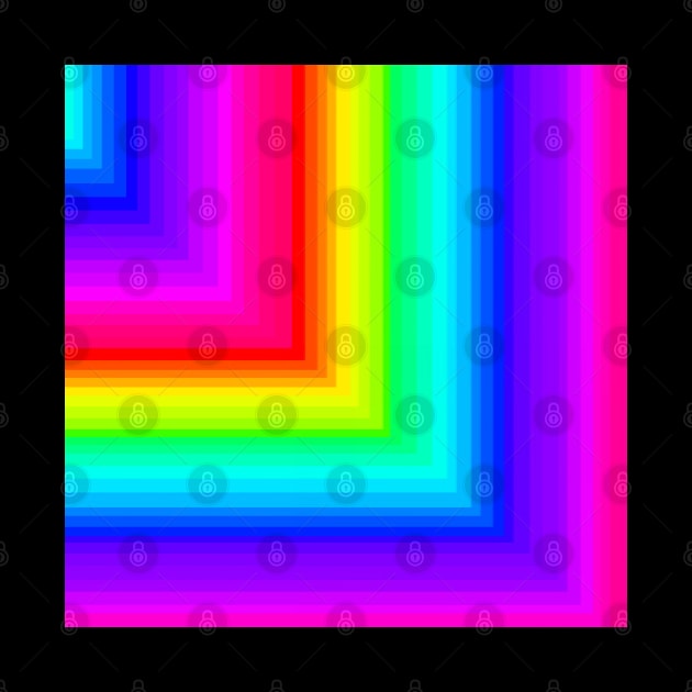 Rainbow square pattern by MelanieJeyakkumar