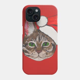 Santa cat Phone Case