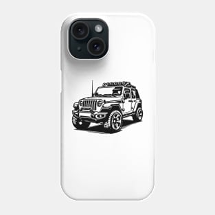 Cool jeep wrangler Car Off-Road Odyssey Phone Case