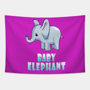 Baby elephant Tapestry