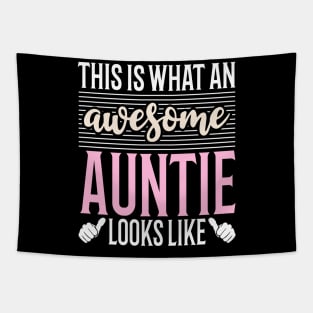 This Is What An Awesome Auntie Looks Like Tapestry