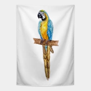 Tropical Parrot Tapestry