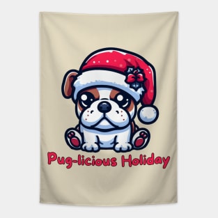 Merry Pugmas Tapestry