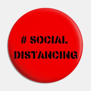 # social distancing Pin