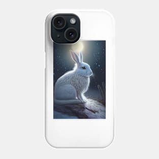 white hare 12 Phone Case