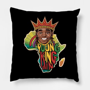 Young King Africa Pillow