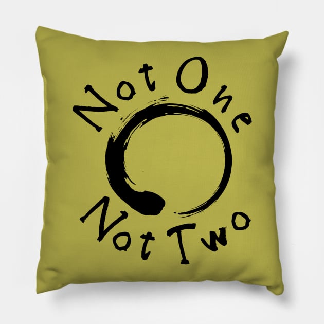 Not One Not Two Pillow by divergentsum