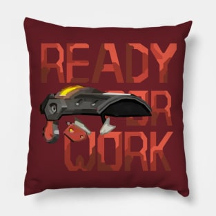 Ready For Work - Torbjorn Overwatch Pillow