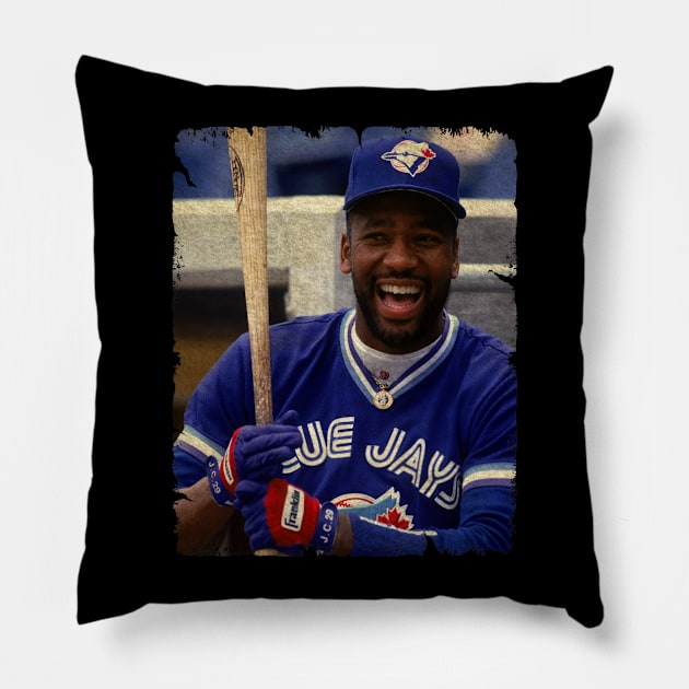 Joe Carter in Toronto Blue Jays Pillow by PESTA PORA