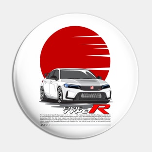 Civic Type R 2023 (White) Pin