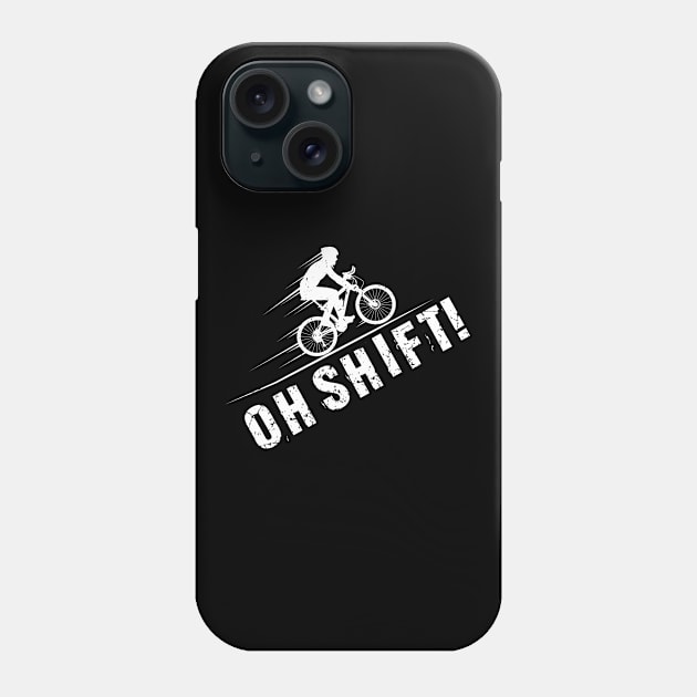 Oh Shift Cyclist Gift Phone Case by Delightful Designs