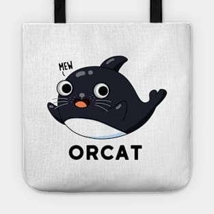 Orca Cute Cat Orca Whale Pun Tote