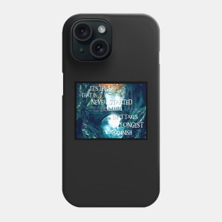 It's the Job That Is Never Started That Takes Longest To Finish - Fellowship - Fantasy Phone Case