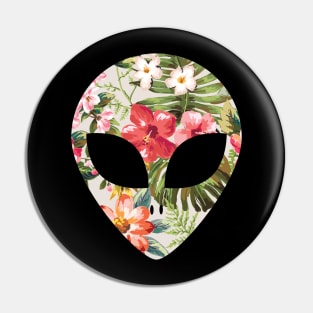 Tropical Alien Head Pin