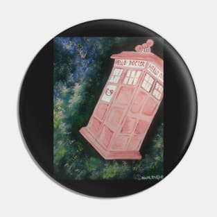 pink phonebox Pin