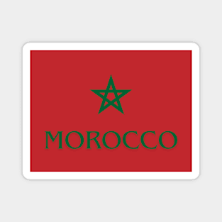 Moroccan Flag Magnet