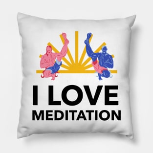 I Love Meditation Pillow