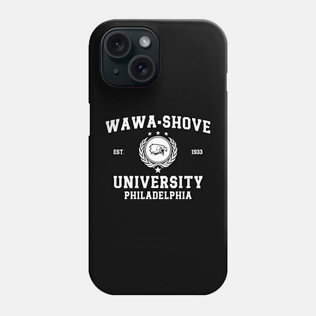 Retro Vintage Eagles Wawa-Shove University, Philadelphia Phone Case by Emma