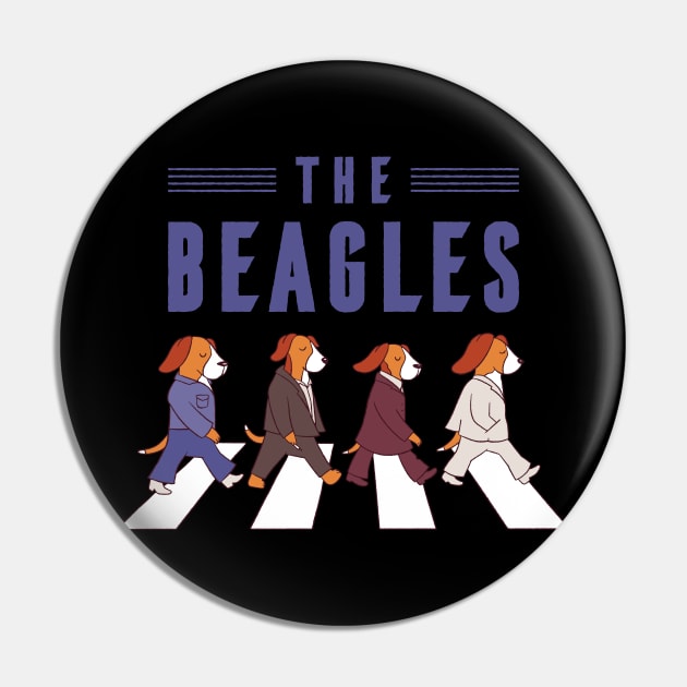 The Beagles Pin by Imaginariux