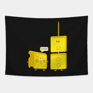 Cheese and skewer Tapestry