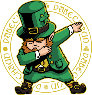 Dabechaun Dabbing Leprechaun St Patrick Day Shirt March 17th Magnet