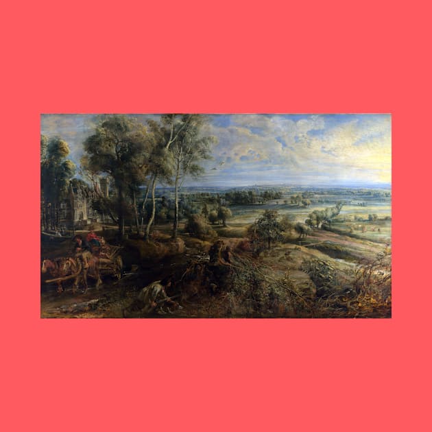 A View of Het Steen in the Early Morning by Peter Paul Rubens by Amanda1775