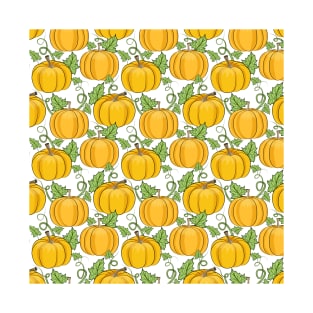 Pumpkins Pattern T-Shirt