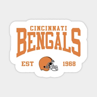 Retro Cincinnati Football Magnet