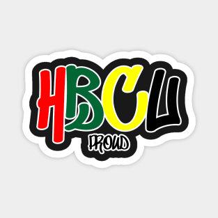 HBCU Proud Graffiti Design Magnet