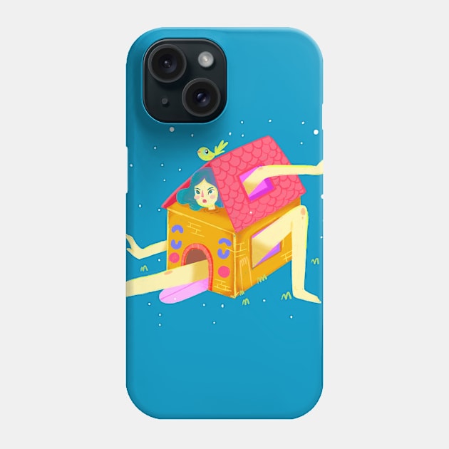 covid time Phone Case by Little Miss Arkham