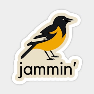 Jammin' - an oriole design Magnet