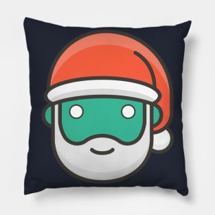 Merry Zombie Santa Pillow