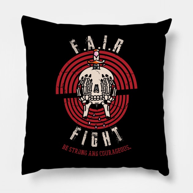 Fair Fights Pillow by BC- One- Shop
