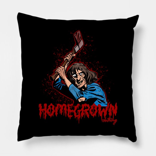 Homegrown Crazies Design Pillow by HomegrownClothing