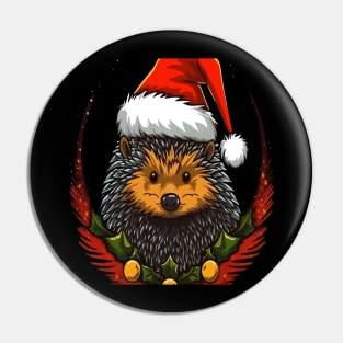 Porcupine Christmas Pin