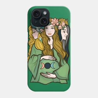 Triple Goddess Phone Case