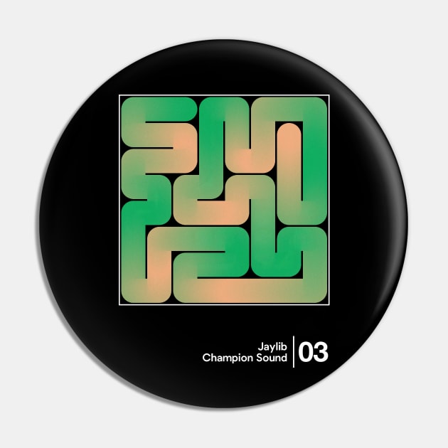 Jaylib / Minimalist Graphic Fan Artwork Design Pin by saudade