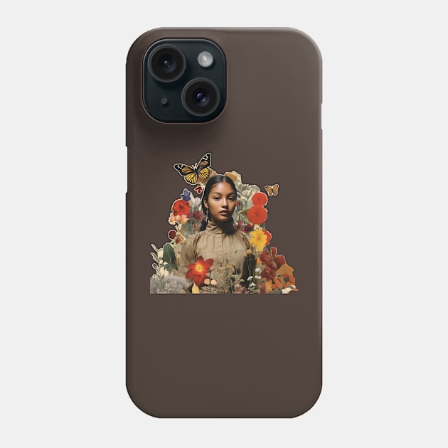 Divine Feminine Energy Woman Art Phone Case by Wo:oM Atelier