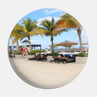 Palm Trees on Vacation in Montego Bay Pin