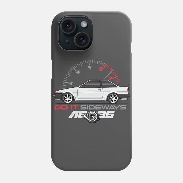 do it sideways white ae86 Phone Case by JRCustoms44