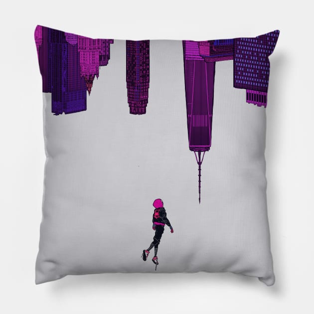 Spiderverse Colour Pillow by justblackdesign