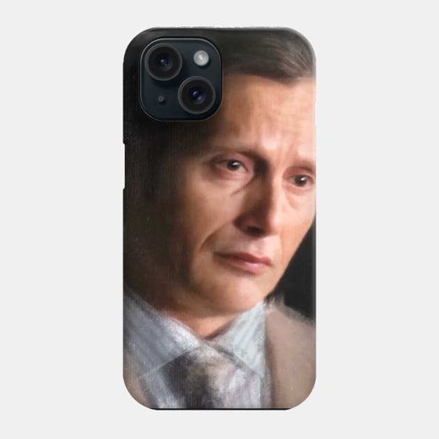 Hannibal Looking Sympathetic Portrait Phone Case by OrionLodubyal