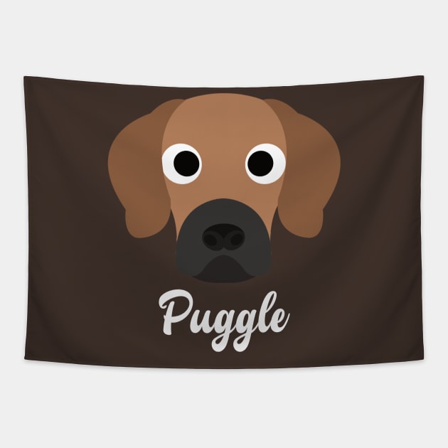 Puggle - Puggle Dog Tapestry by DoggyStyles