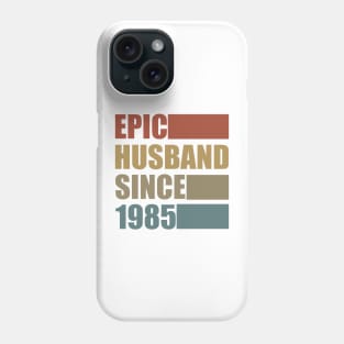 Vintage Epic Husband Since 1985 Phone Case