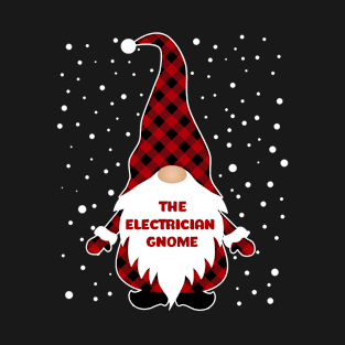 The Electrician Gnome Matching Family Christmas Pajama T-Shirt