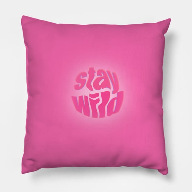 stay wild Pillow by Oshalkastore