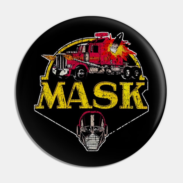 MASK Homage GRUNGE Pin by JWDesigns